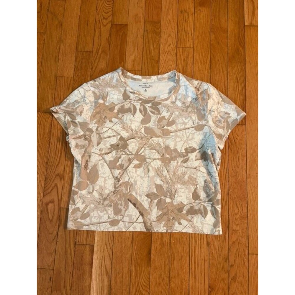 Abercrombie Real Camo Baby Tee XL
